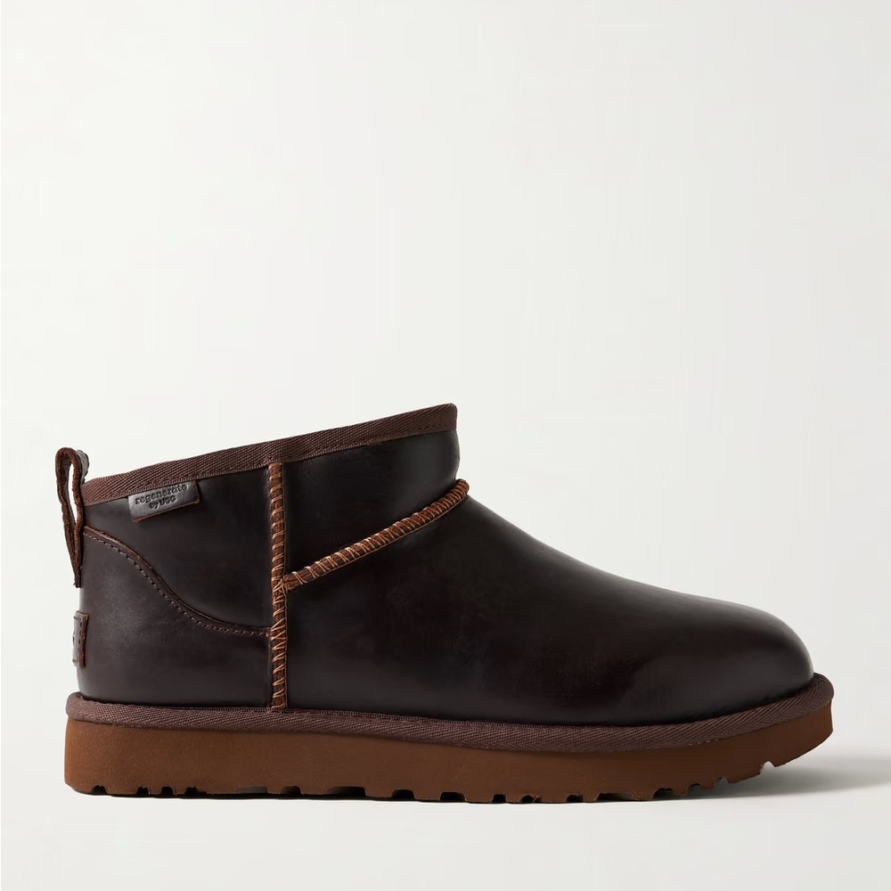 Women's UGG Classic Ultra Mini leather ankle boot